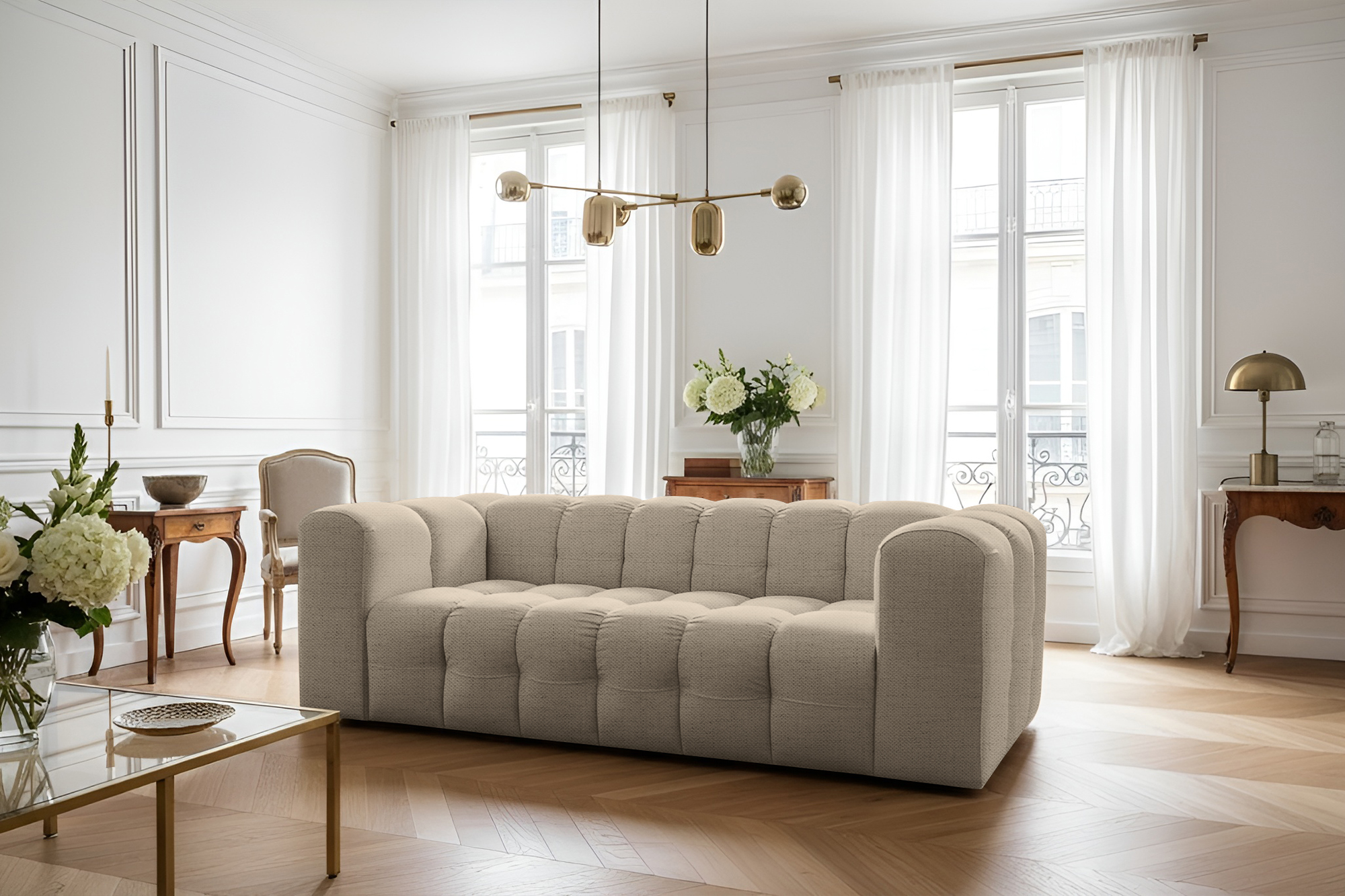 Baloo 3-Sitzer Sofa Beige Moly 11
